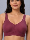 Women's Full Coverage Non-Padded Non-Wired Cotton Comfort Bra
